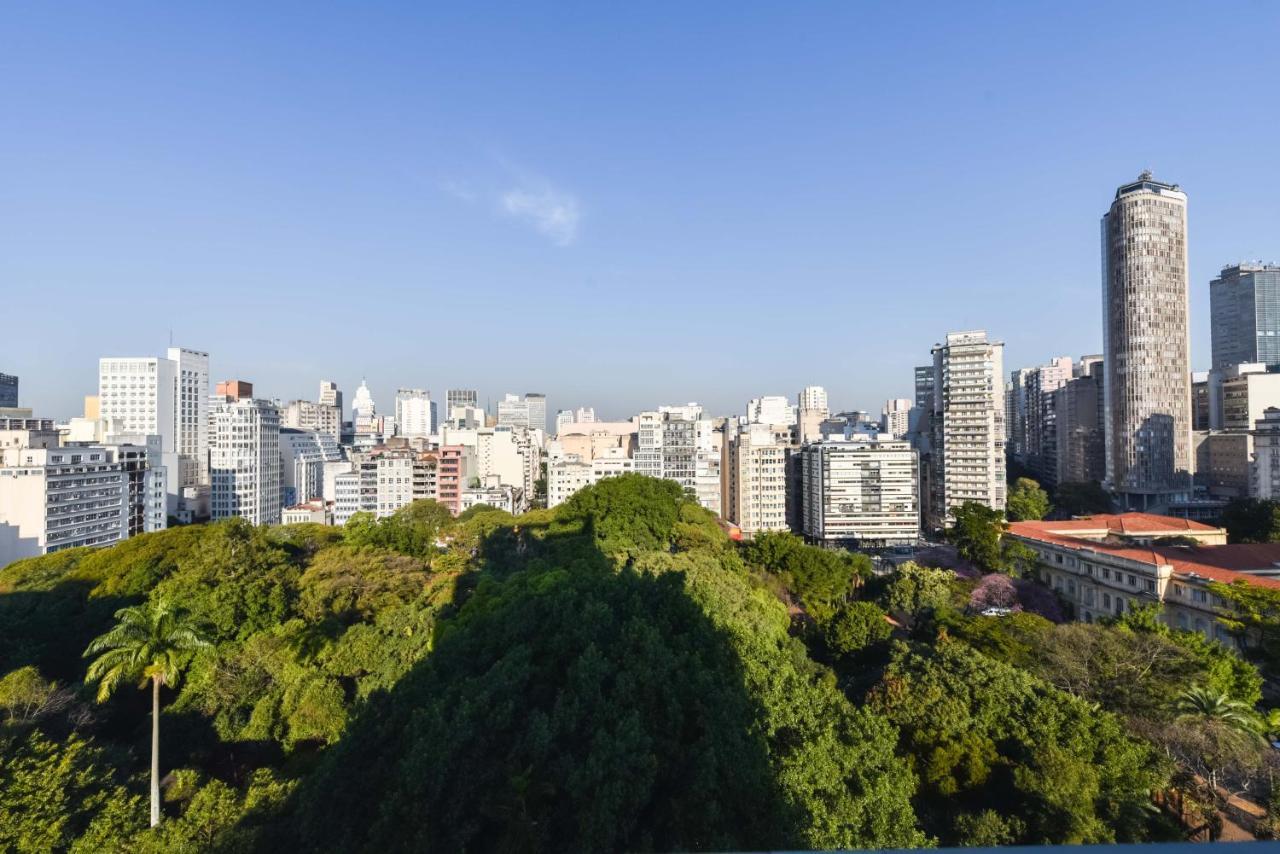 Vista Maravilhosa Praca Republica Internet 500Mb E Garagem Daire Sao Paulo Dış mekan fotoğraf