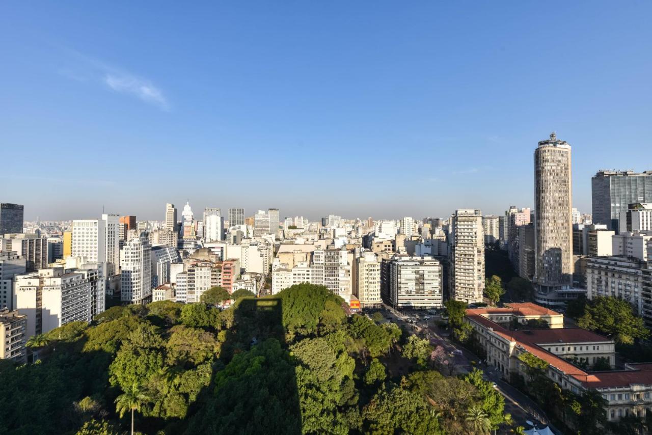 Vista Maravilhosa Praca Republica Internet 500Mb E Garagem Daire Sao Paulo Dış mekan fotoğraf